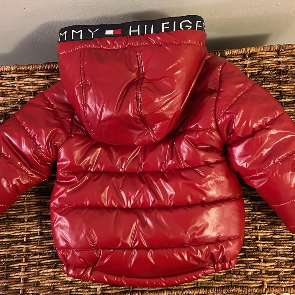 Tommy Hilfiger Red Puffer Jacket for Kids